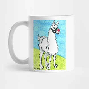 2013 Holiday ATC 6 - Llama Rudolph Mug